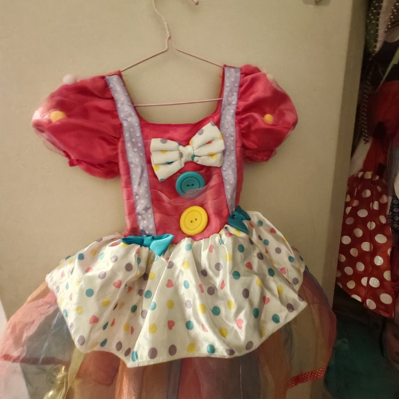 2/25 Dottie Brights & Stripes the Clown Costume - Picture 3 of 13